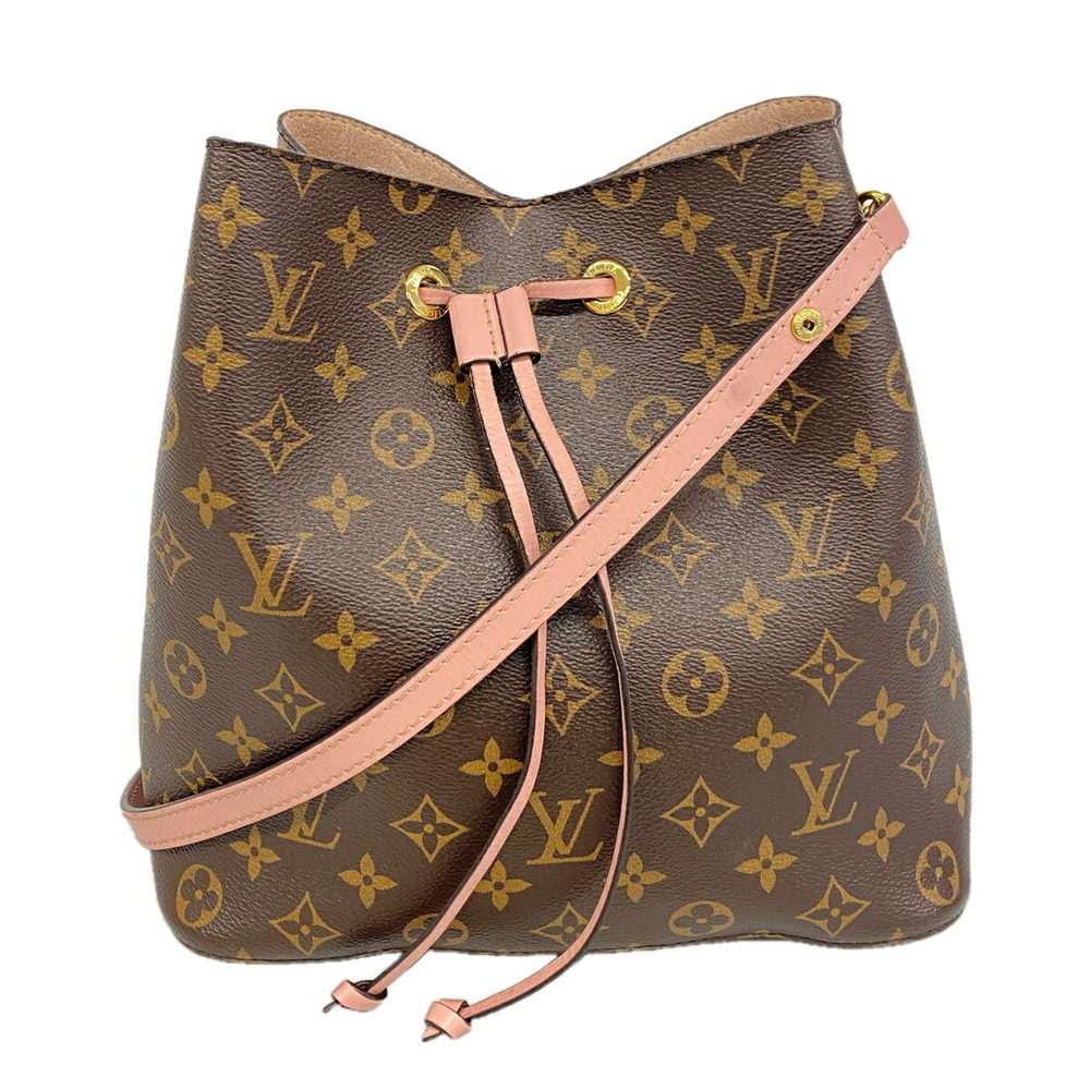 LOUIS VUITTON Authentic Brown Monogram Noe Shoulder Bag